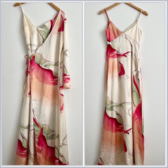 Misa Los Angeles Slip Dress & Kimono